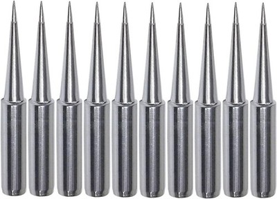 10Pcs 900M Soldering Iron Tips, replacement fine solder gun tips