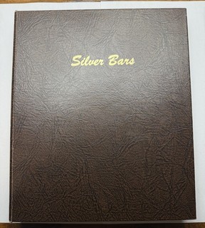 Rare Dansco 1oz Silver Bar Book/Album 7085 H Horizontal Display 40 Slots Used