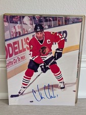 Chicago Blackhawks Signed Photo Original NHL Hockey Autograph Team Signed