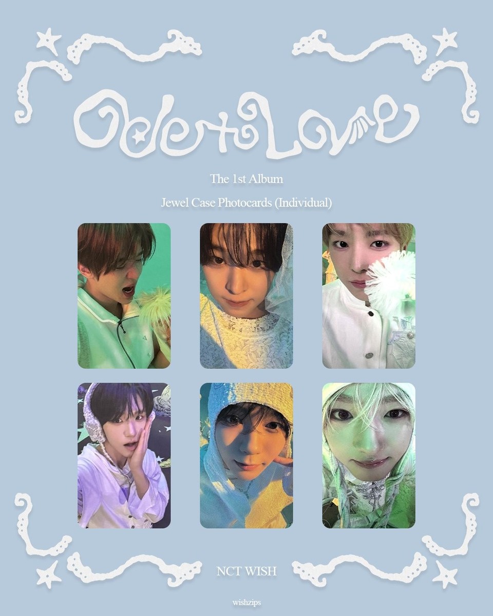 NCT WISH - Ode to Love Official Photocard KPOP Xion Riku Yuushi