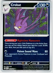 Crobat 051/086 Mega Evolution—Chaos Rising Reverse Holo