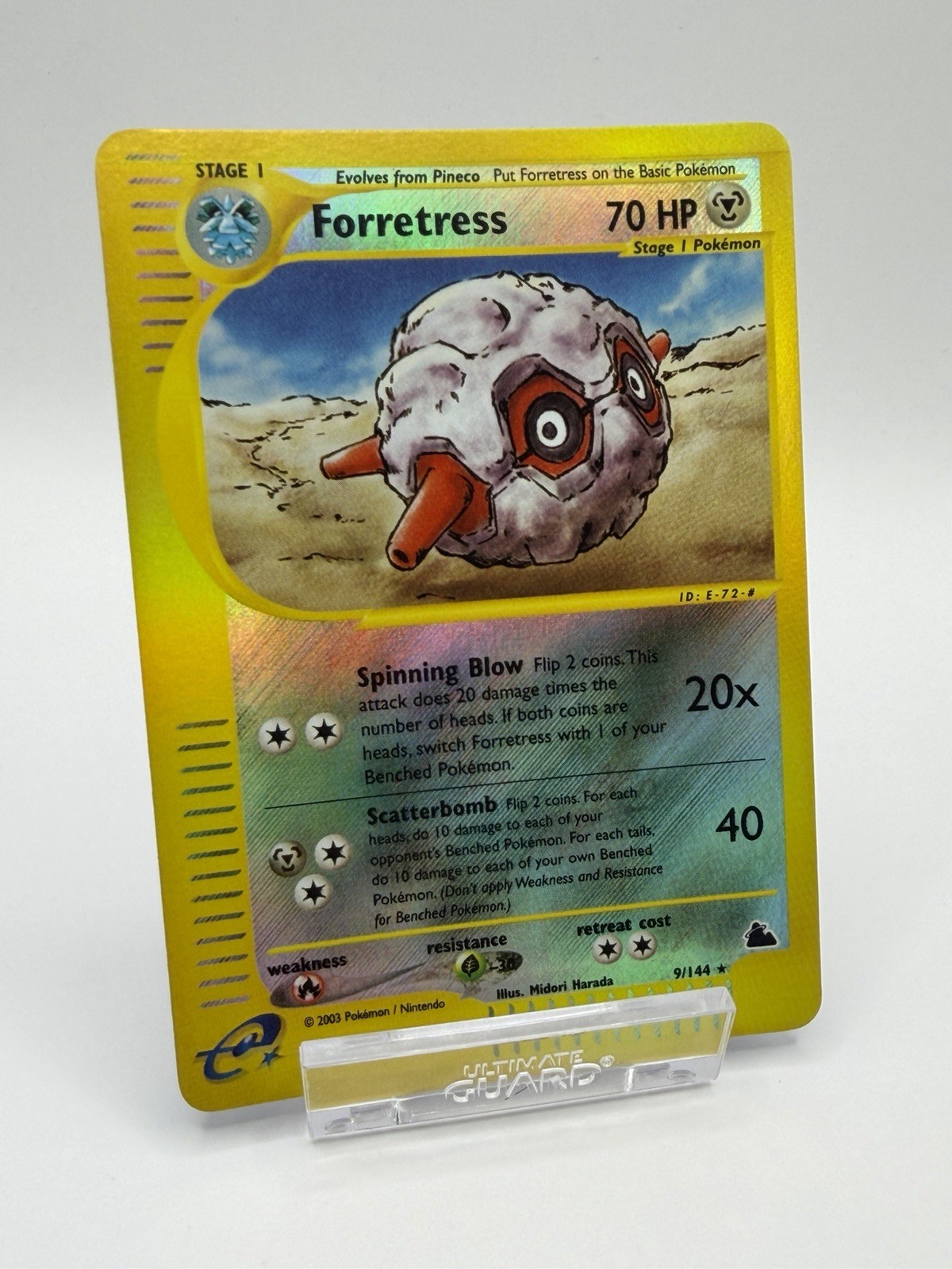 Forretress 9/144 Skyridge Reverse Holo E-reader NM