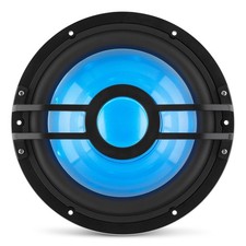 Clarion CMSP-101RGB-4 - 10" Marine Subwoofer with RGB LEDs, Single 4-Ohm, 250...