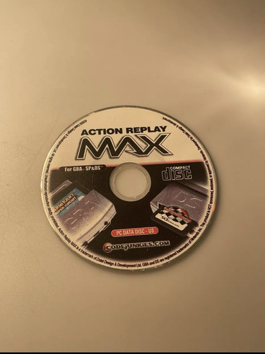 Action Replay MAX for GBA, SP & DS - PC Data disc, U.S. Disc ONLY Preowned - Picture 1 of 3