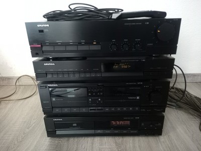 Stereoanlage Grundig CD Player Radio Verstärker Kassette Rekorder VINTAGE System