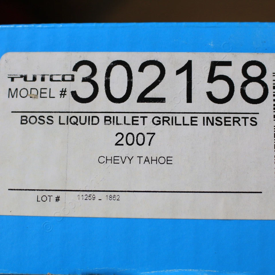 Inserto de rejilla de aluminio Putco Billet para Chevy Tahoe Suburban Avalanche 2007-08 Foto 4 de 4