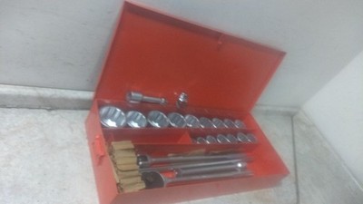 Proto J57102A 22 Pc 1-1/2 to 3-1/2 In Socket Size SAE Socket Set