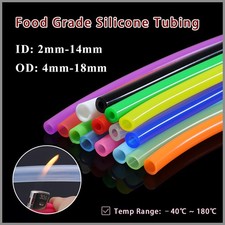 Tubo de silicona de color tubo de manguera grado alimenticio tubo de goma flexible cerveza de leche