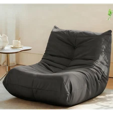 Luxury Button-Tufted Accent Chair Microfiber Comfy Living Room Furniture