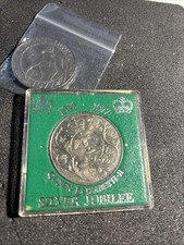 1977 Silver Jubilee Crown Queen Elizabeth II Coin