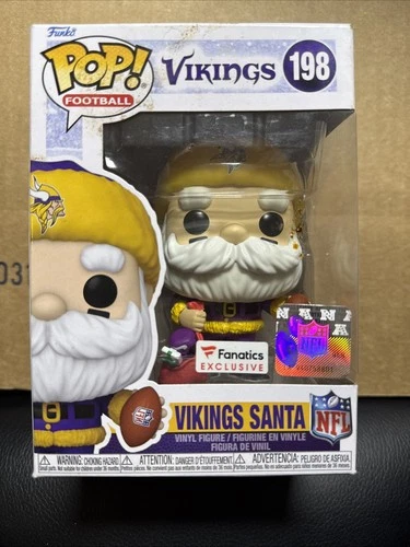 NFL Football Minnesota Vikings Holiday Santa #198 - Funko Pop! Vinyl