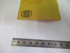 OPTICAL GLASS RETICLE CROSSHAIR PATTERN MICROSCOPE PART AS PICTURED U8-A-65