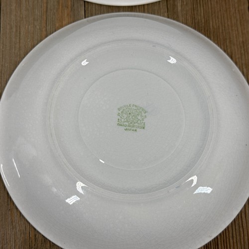 Doble Phoenix Nikko Ironstone Japón 4 Platillos Platos Circunferencia Sauce Azul - Imagen 12 de 15