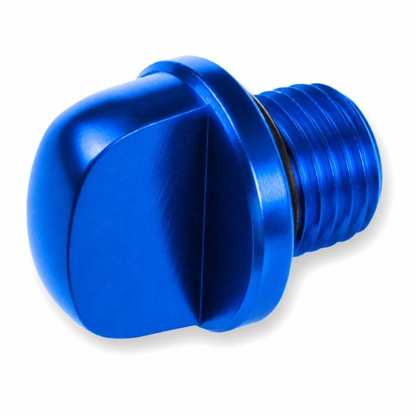 V Parts ÖLeinfüLlstutzen FüR Scooter Aluminium-Blau Motorrad Ersatzteile Neu-image