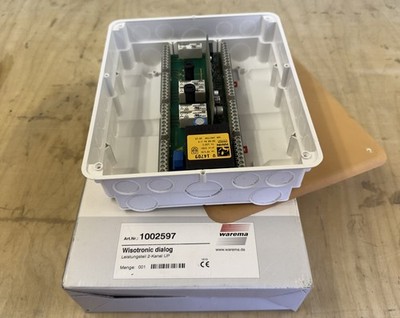 WAREMA Wisotronic dialog Leistungsteil 2-Kanal UP Art. 1002597