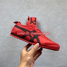2026 Onitsuka Tiger MEXICO 66 Red Black Flats 1183C102 600 for Men Women