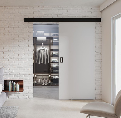 KIER FURNITURE Schiebetür Komplettset WERDI Laufschienetür, Schiebetürsystem