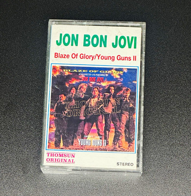 Jon Bon Jovi Blaze Of Glory/Young Guns II Cassette Album Thomsun Stereo