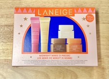 Laneige 2025 Midnight Minis 5 Piece Set Lip Mask & Balm Eggnog Vanilla Caramel