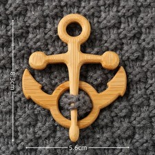 Easter Wooden Brooch Animal Motif Sweater Pin Christmas Commemorative Gift