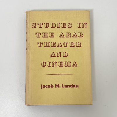 #ad Studies in the Arab Theater and Cinema Jacob M. Landau 1958 Vintage Hardcover $25.16