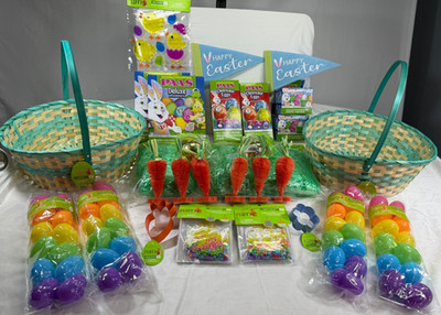 Complete Easter Basket Bundle 2 Baskets Eggs Dye Kits Crafts Decorations