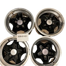 1983 1985 84porsche 944 Cast Cookie Cutter Rim 15x7 Wheel Set Of 4 Oem 911361023