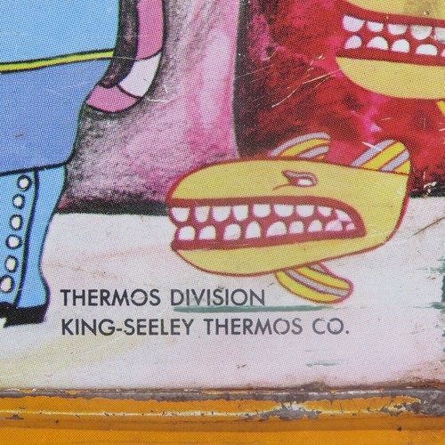 Yellow Submarine Beatles Thermos Metal Lunchbox 1968 King-Features - Picture 12 of 12