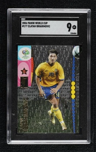 2006 Panini FIFA World Cup Germany Zlatan Ibrahimovic #177 SGC 9 MINT