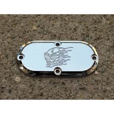 Joker Machine Hothead Chrome Billet Inspection Cover - 921016HHC