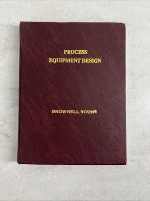 Brownell Young | Process Equipment Design | 1959 Hardcover Illustrated