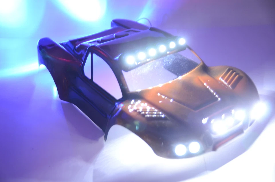 RC LED Light Kit for Traxxas SC Slash-Universal lighting package Very Brigh t#31 - Image 3 of 4