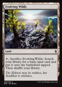 Evolving Wilds x4 - Battle for Zendikar - NM-Mint, English - Battle for Zendikar