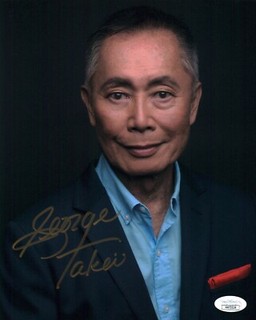 George Takei 8x10 Signed Photo JSA Certified Autograph