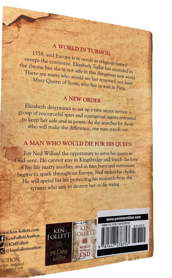 A Column of Fire Paperback Ken Follett Foto 2 de 4