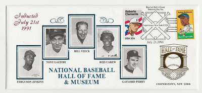Baseball Hall of Fame Induction Day Stamp Cachet 1991 | eBay
