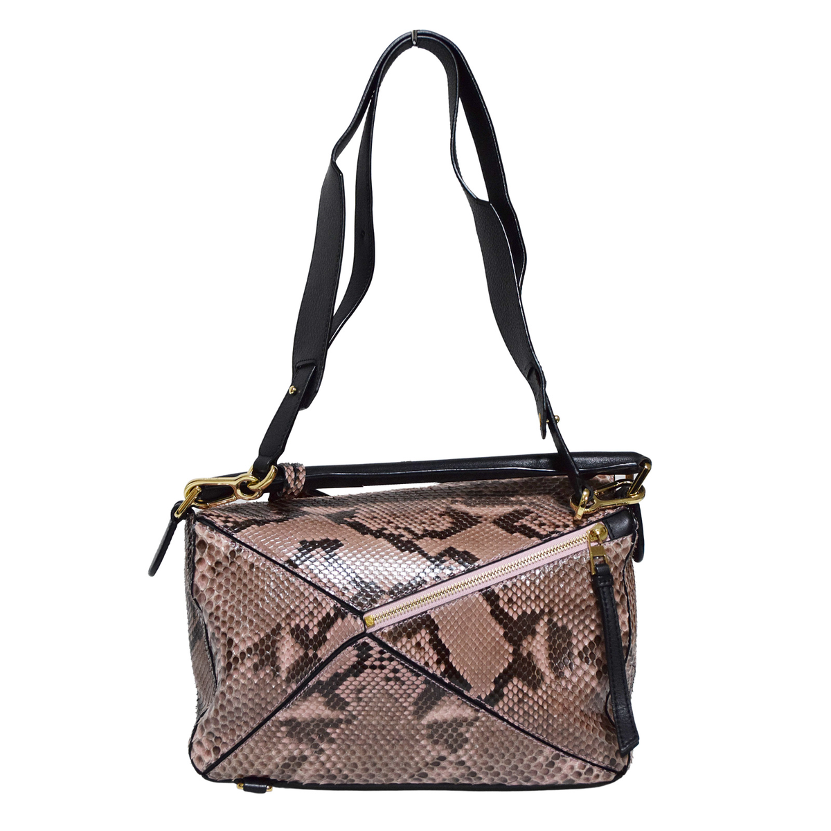 LOEWE Shoulder Bag Crossbody Puzzle Medium Rare Brown x