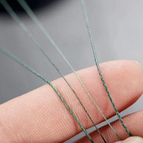 Líneas trenzadas fuertes 100/300/500/1000M verde Dyneema Spectra línea de pesca en el mar Reino Unido - Imagen 8 de 16
