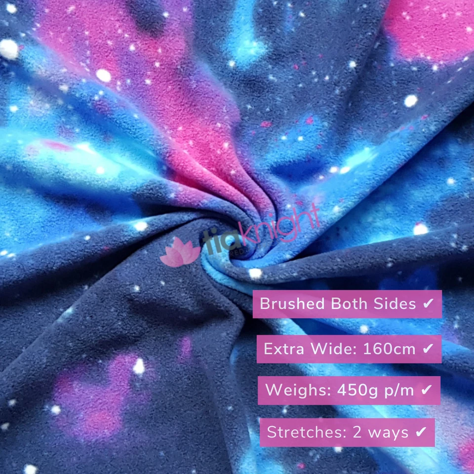 Polar Fleece Anti Pill Soft Washable Blanket Loungewear Fabric Material- Printed - Image 2 of 4