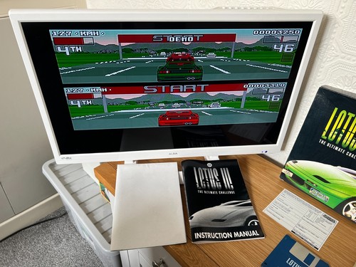 Amiga Gremlin Lotus III 3 Vintage Game - Boxed Working -👽👾Retro Gift Idea👾👽 - Afbeelding 5 van 24