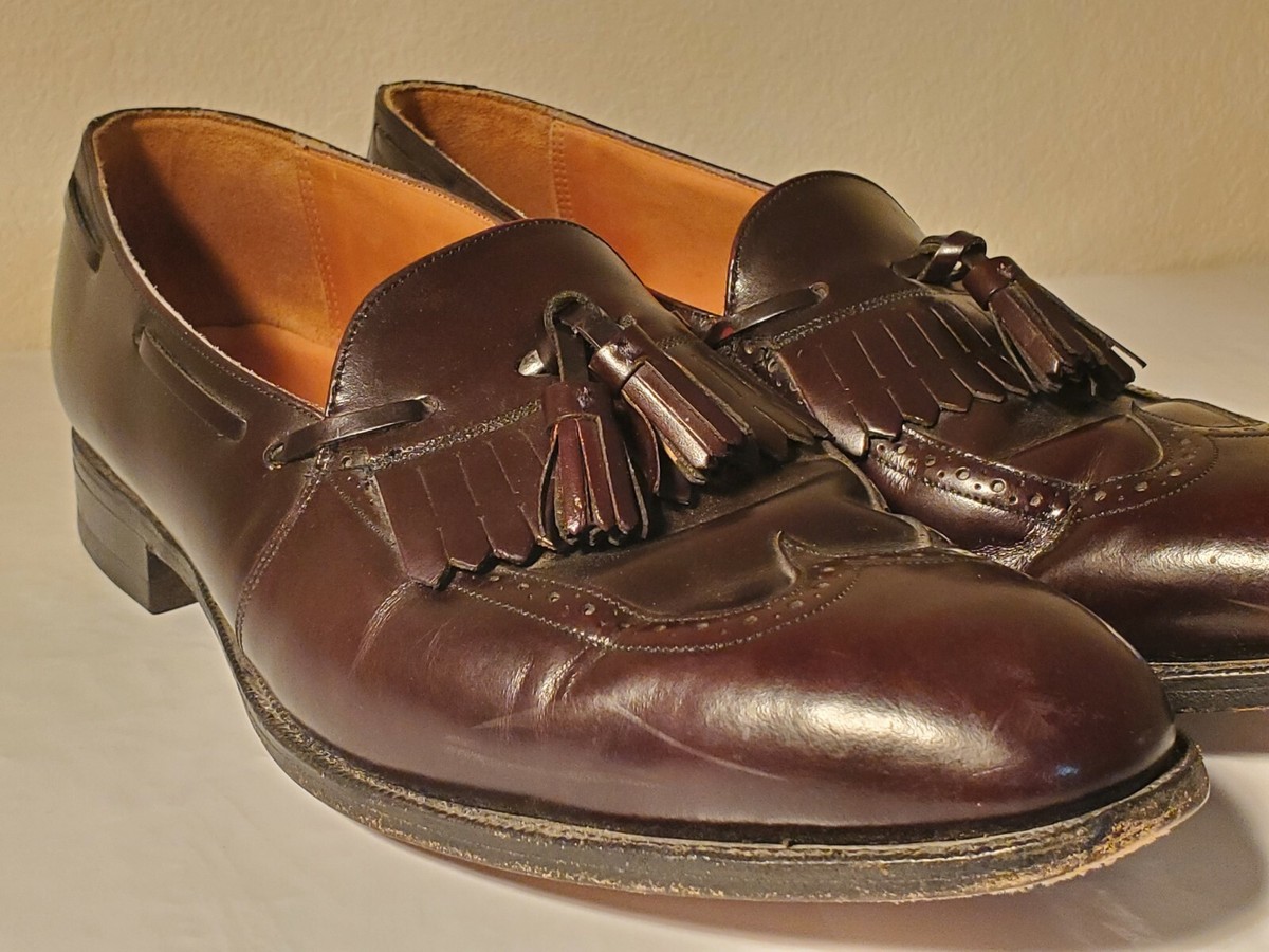 Johnston & Murphy Men’s Tassel Loafers Burgundy Black Leather Wingtip Amazon.com | Johnston & Murphy Men main image 2
