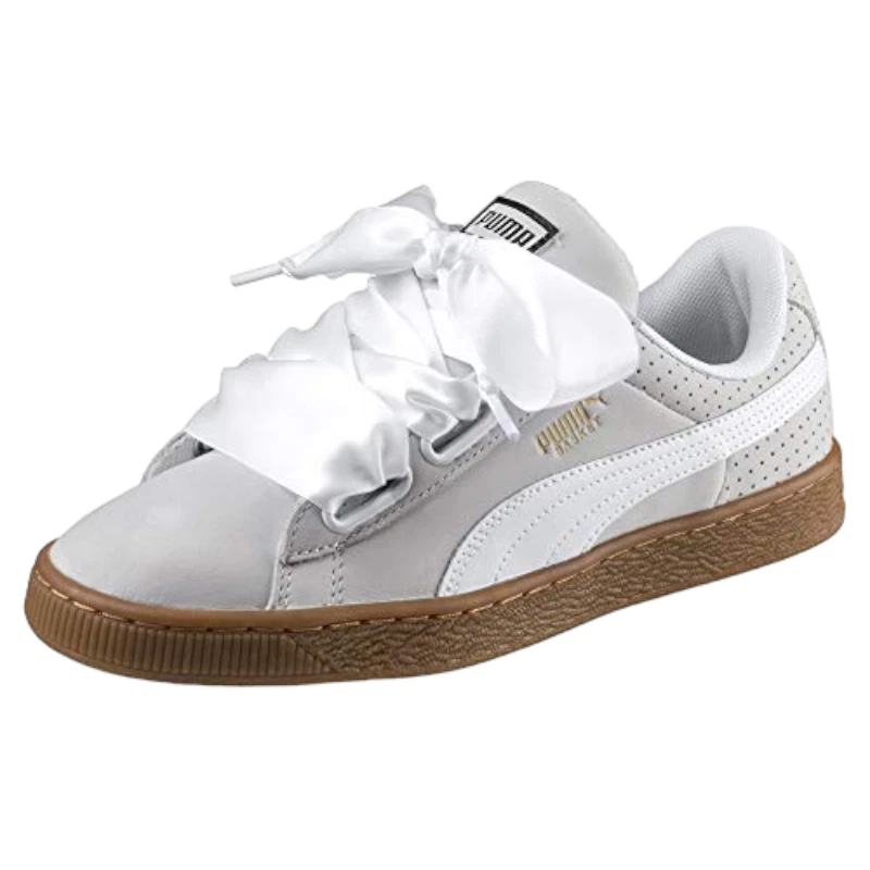 PUMA Basket Heart Sneakers Low Woman White Gold