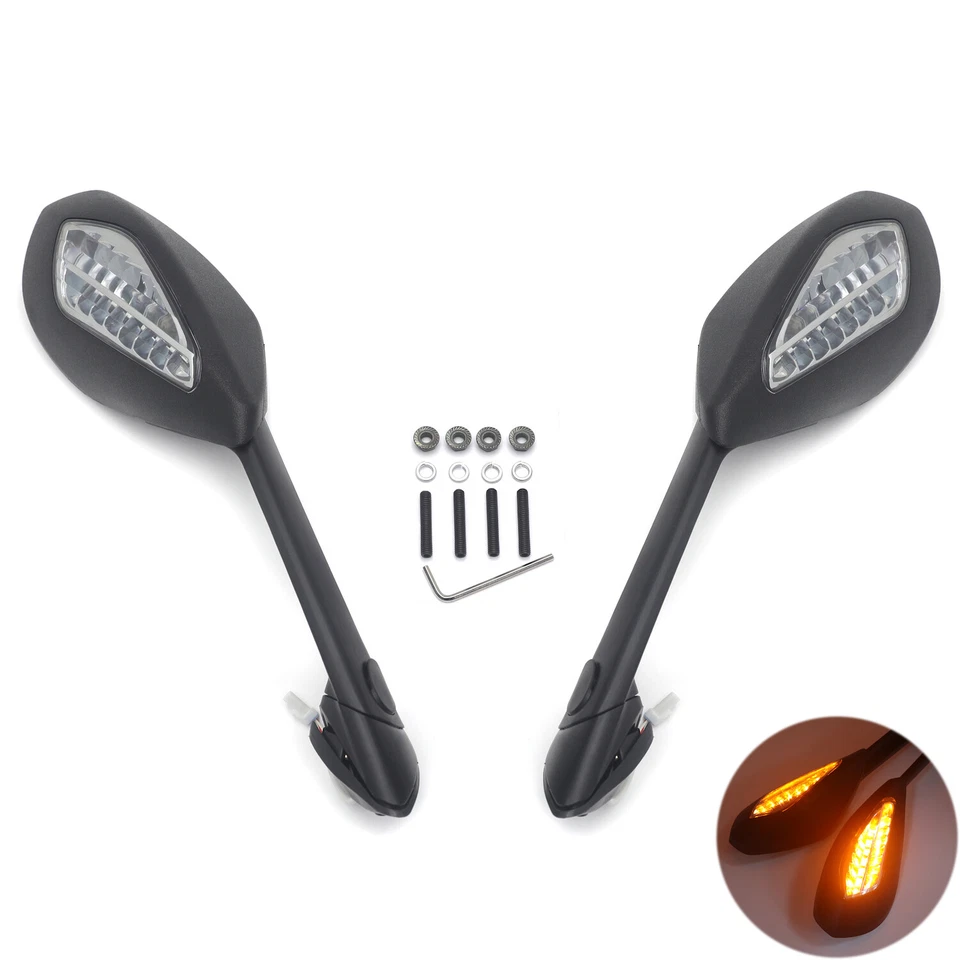 Espejos retrovisores con intermitente LED para Ducati Superbike 899/1199 Panigale S/R Foto 3 de 4