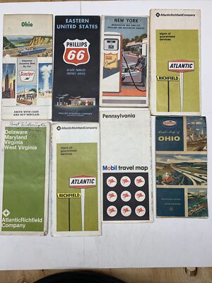 Vintage Antique Lot Of Map Pamphlets