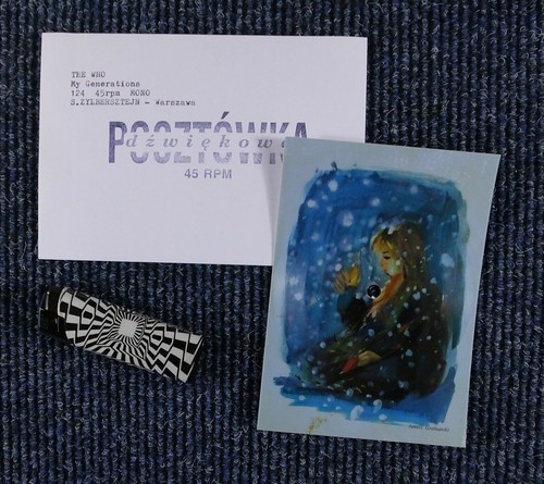 THE WHO My Generations POSTCARD FLEXI DISC Jan Christian ANDERSEN MATCH GIRL - Picture 1 of 4