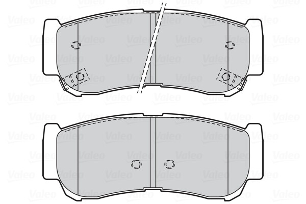 Valeo 301932 kit plaquettes de frein anti-bruit pour un freinage fluide