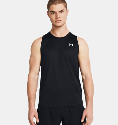 Under Armour UA Tech Tank Black Herren Tanktop Achselshirt