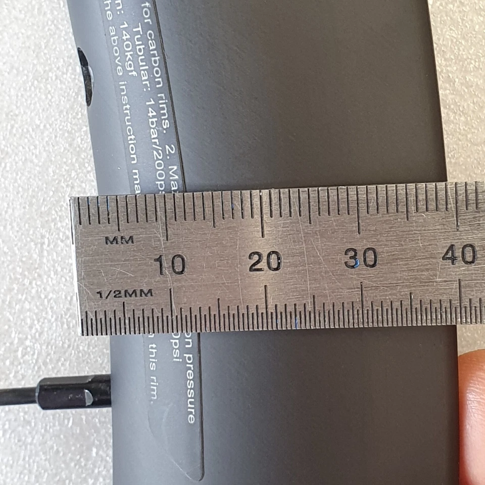 DT SWISS 350 CL 11SPD Thru Axle x FCTL Carbon TUBULAR Rims Gravel/Cross Wheelset - image 4 of 4