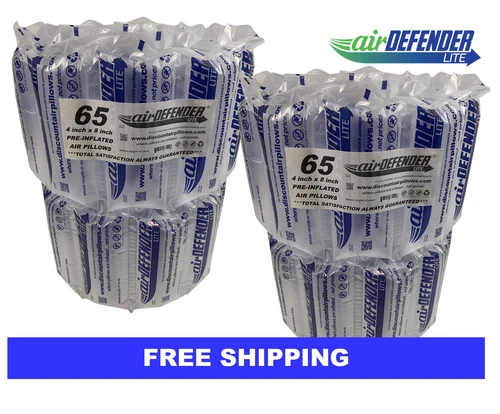 4x8 air pillows 130 COUNT void fill packaging shipping packing peanuts cushion - product listing photo