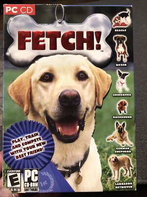 Fetch (PC, 2006) Dog Show Training Game New And Sealed